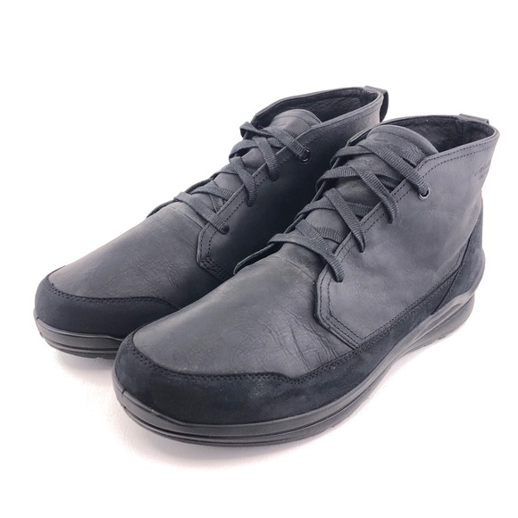 New Balance 3020 Black Leather Athletic Chukka Boots 14 EE main image 6